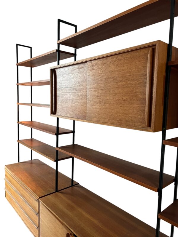 Bibliothèque mid-century, Swiss Teak