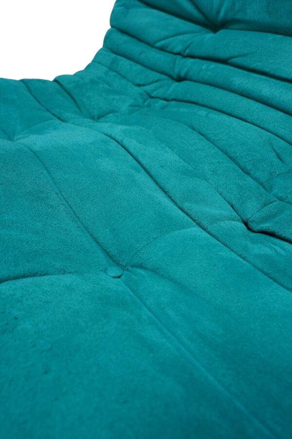Ensemble de 3 pièces de canapés turquoise TOGO, Ligne Roset