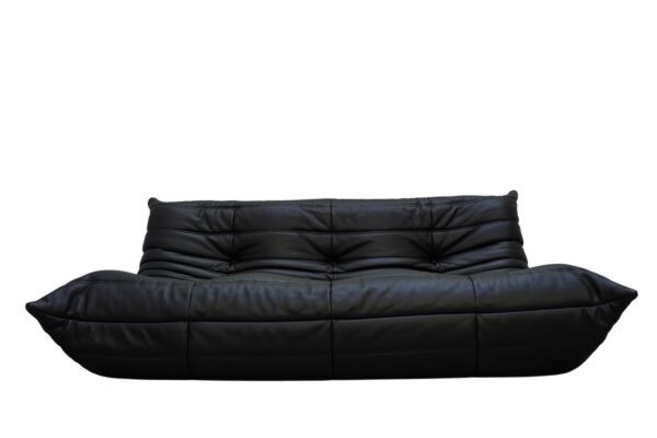 Canapé 3 pl TOGO en cuir de la Ligne Roset par Michel Ducaroy