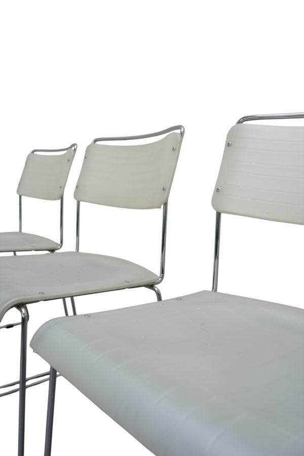 Série de 4 chaises italiennes Spilimbergo, 1980's