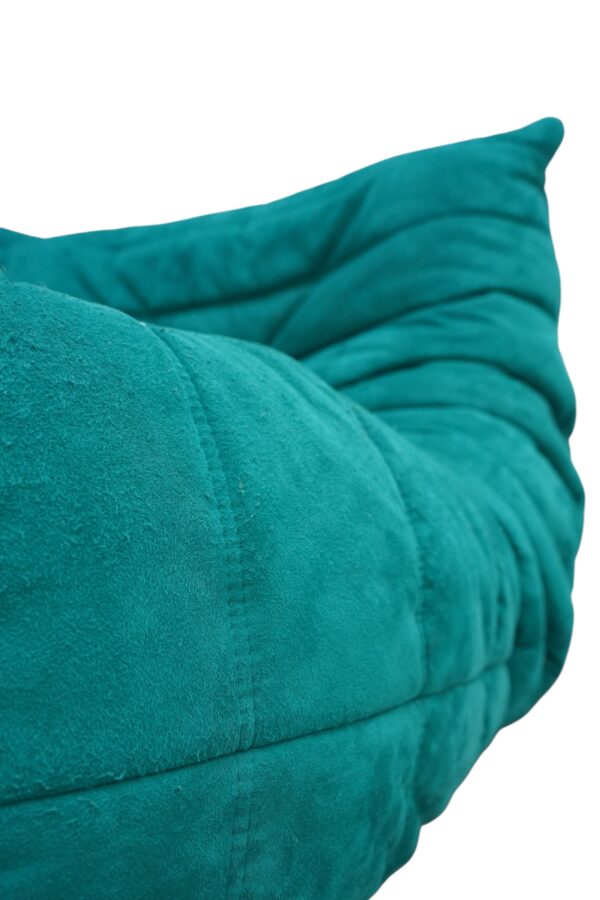 Ensemble de 3 pièces de canapés turquoise TOGO, Ligne Roset