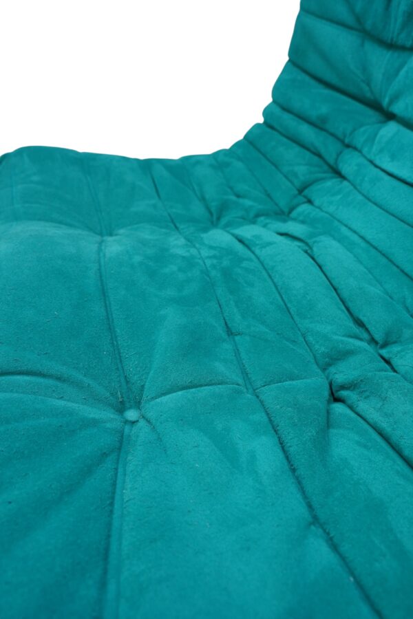 Ensemble de 3 pièces de canapés turquoise TOGO, Ligne Roset