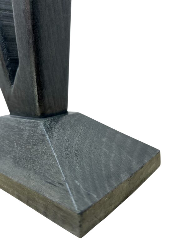 Sculpture abstraite en bois
