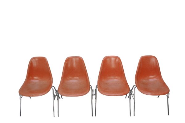 Set de 4 chaises DSS Charles & Ray, Herman Miller