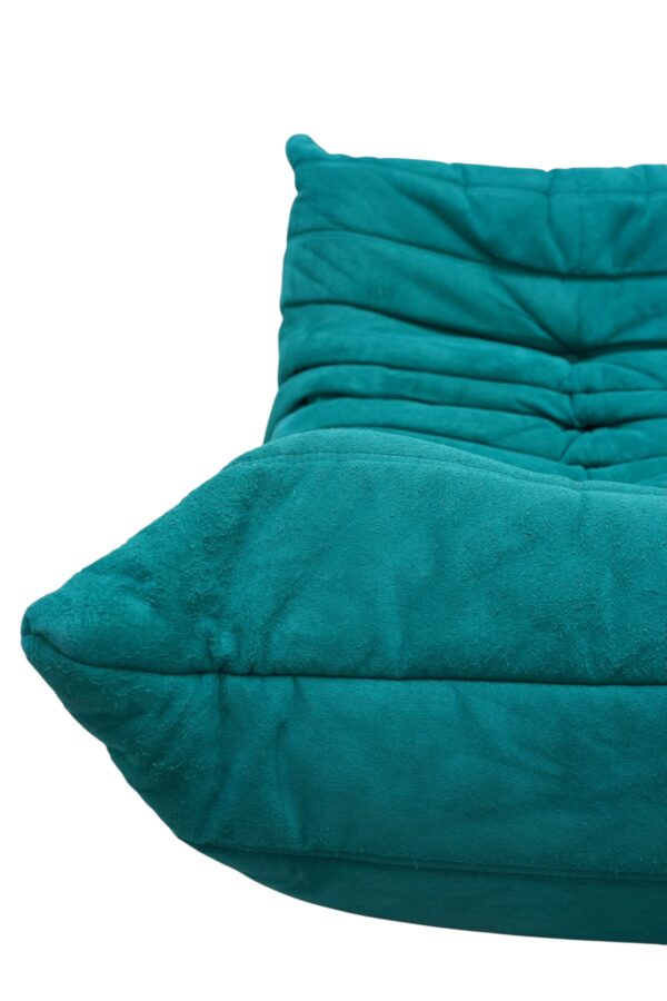 Ensemble de 3 pièces de canapés turquoise TOGO, Ligne Roset