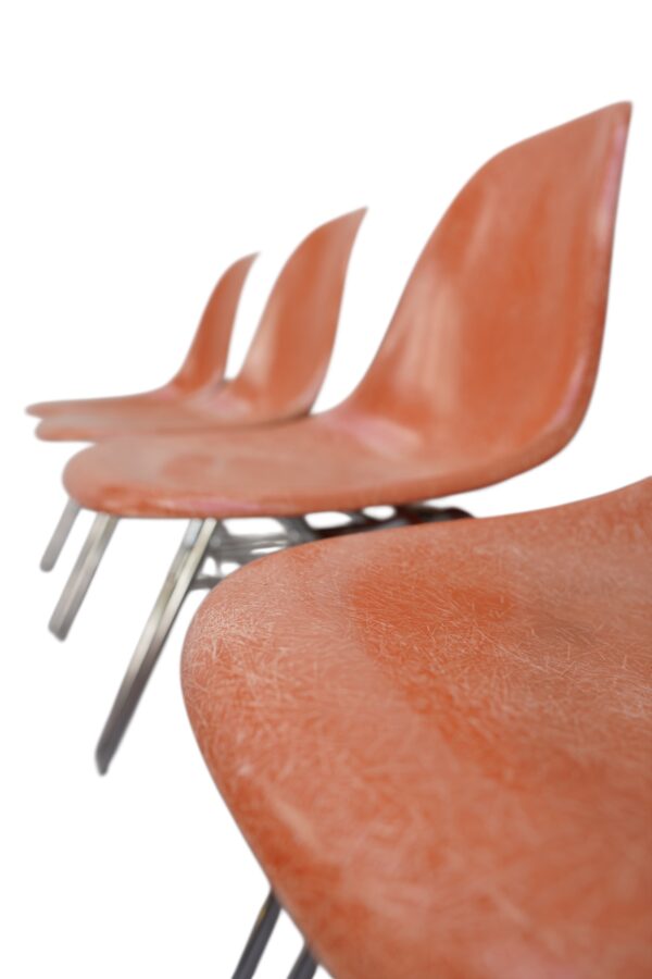 Set de 4 chaises DSS Charles & Ray, Herman Miller