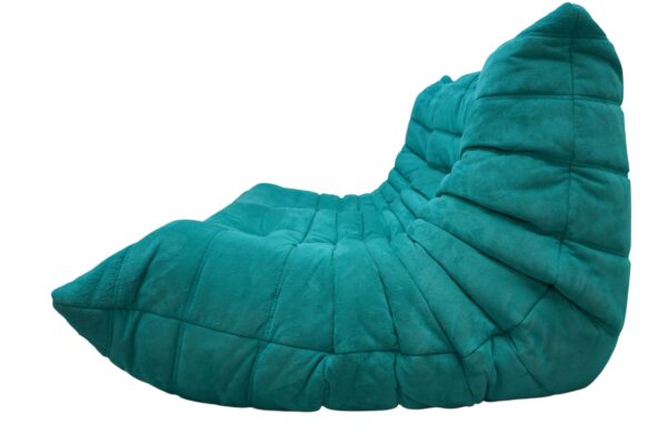 Ensemble de 3 pièces de canapés turquoise TOGO, Ligne Roset