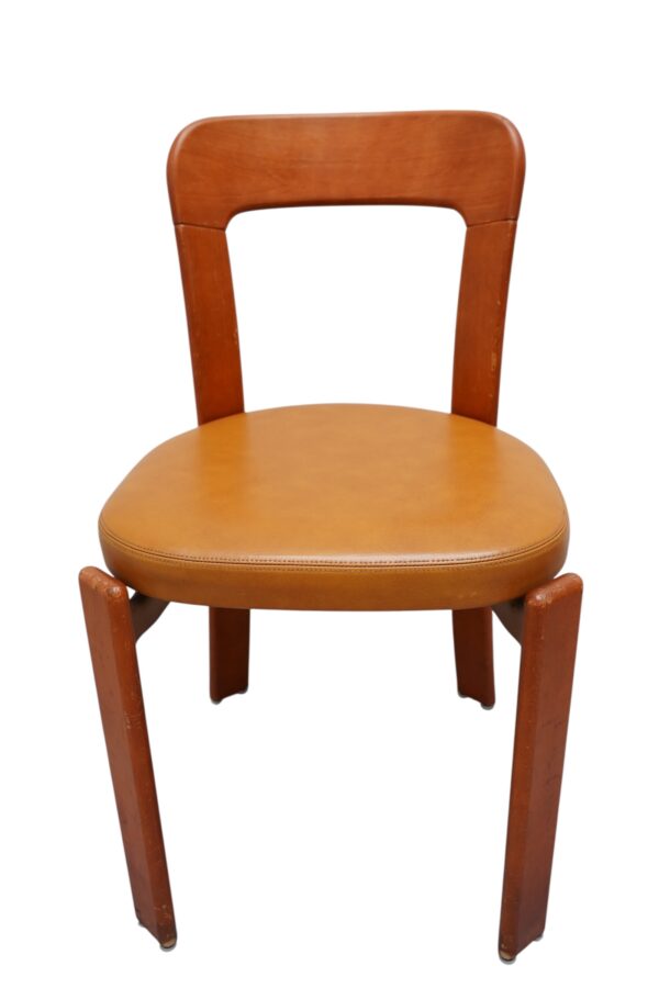 Ensemble de 8 chaises de Bruno Rey fabriquées par la maison Suisse "Dietiker" vers 1970's.