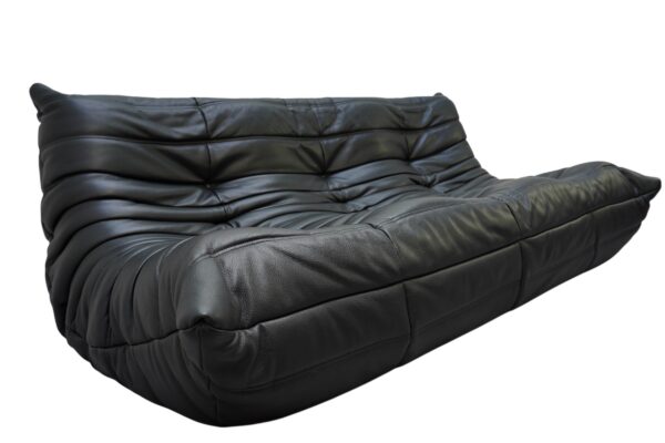 Canapé 3 pl TOGO en cuir de la Ligne Roset par Michel Ducaroy