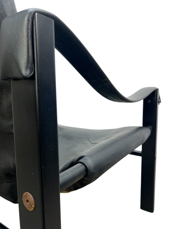Duo de fauteuils safari par Maurice Burke, Arkana