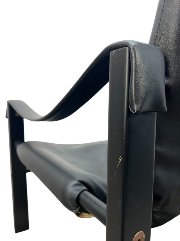 Duo de fauteuils safari par Maurice Burke, Arkana