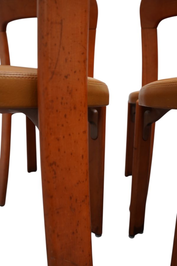 Ensemble de 8 chaises de Bruno Rey, Dietiker 1970's