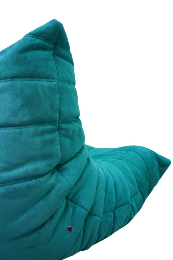 Ensemble de 3 pièces de canapés turquoise TOGO, Ligne Roset