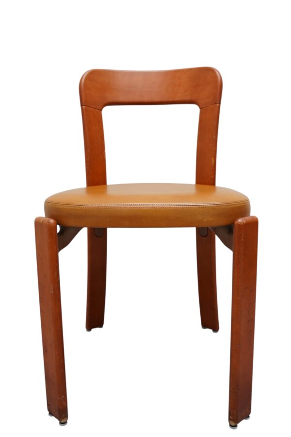 Ensemble de 8 chaises de Bruno Rey fabriquées par la maison Suisse "Dietiker" vers 1970's.