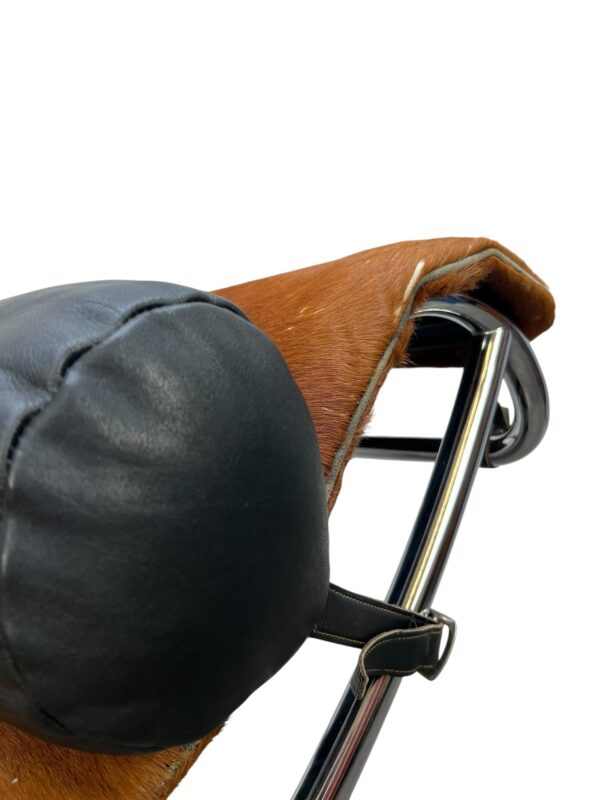 Chaise longue LC4 par Le Corbuisier, Cassina 1995's, cuir de vachette