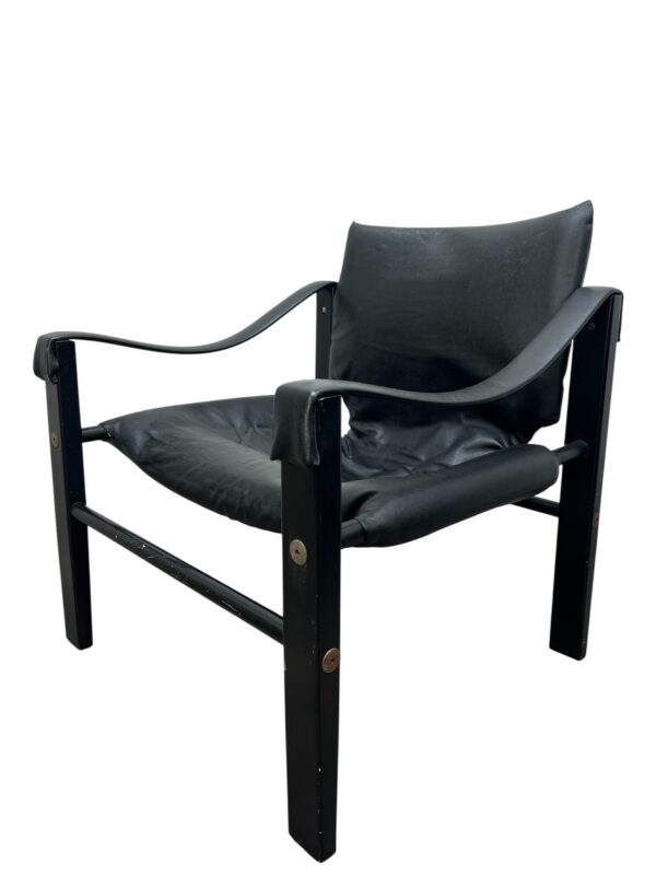Duo de fauteuils safari par Maurice Burke, Arkana