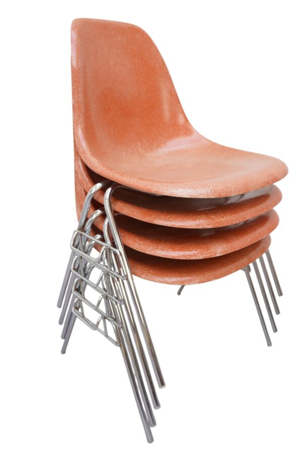 Set de 4 chaises DSS Charles & Ray, Herman Miller
