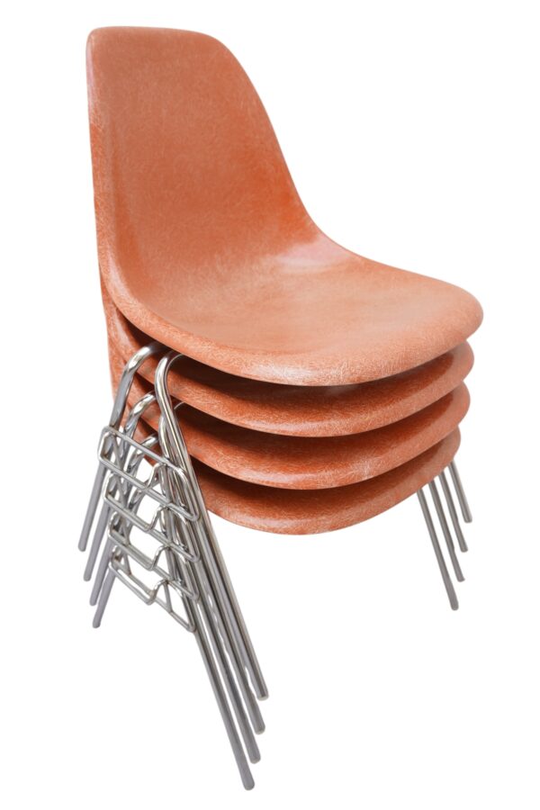 Set de 4 chaises DSS Charles & Ray, Herman Miller