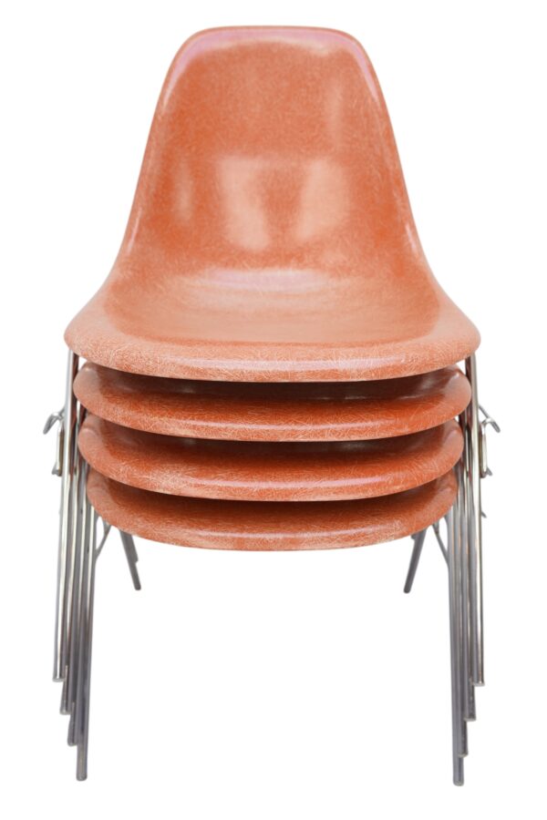 Set de 4 chaises DSS Charles & Ray, Herman Miller