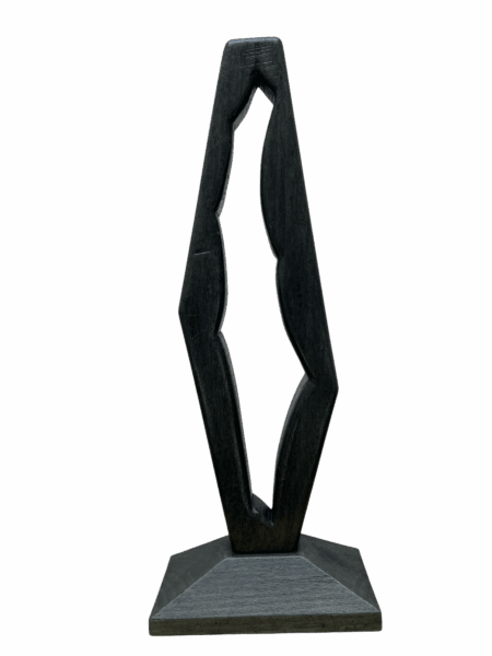 Sculpture abstraite en bois