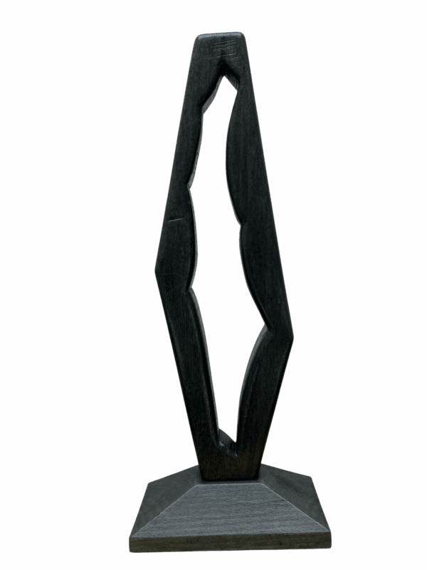 Sculpture abstraite en bois