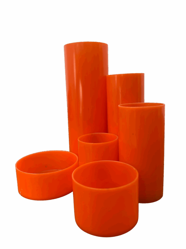 Accessoire de bureau / porte crayons, pop art 1970's