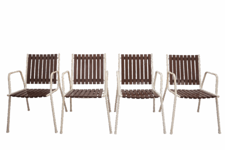 Ensemble de 4 chaises de jardin par Alpos de Šentjer