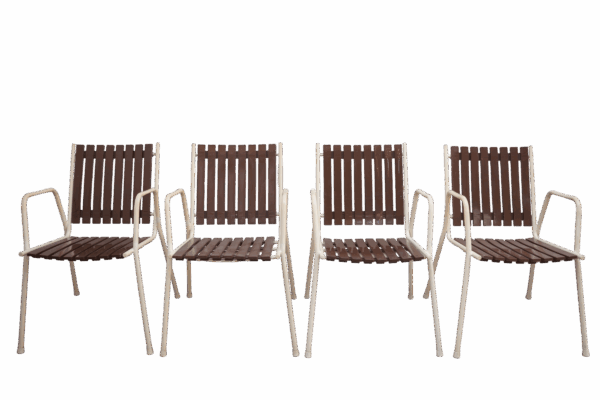 Ensemble de 4 chaises de jardin par Alpos de Šentjer