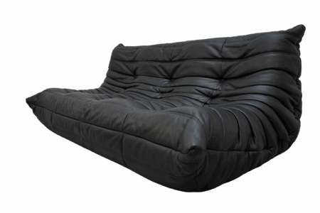 Canapé 3 pl TOGO en cuir de la Ligne Roset par Michel Ducaroy
