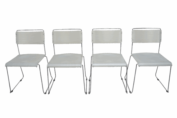 Set de 4 chaises italiennes Spilimbergo, 1980's