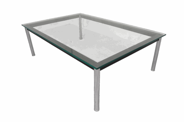 Table basse rectangulaire, contemporain inspirée de la LC 10