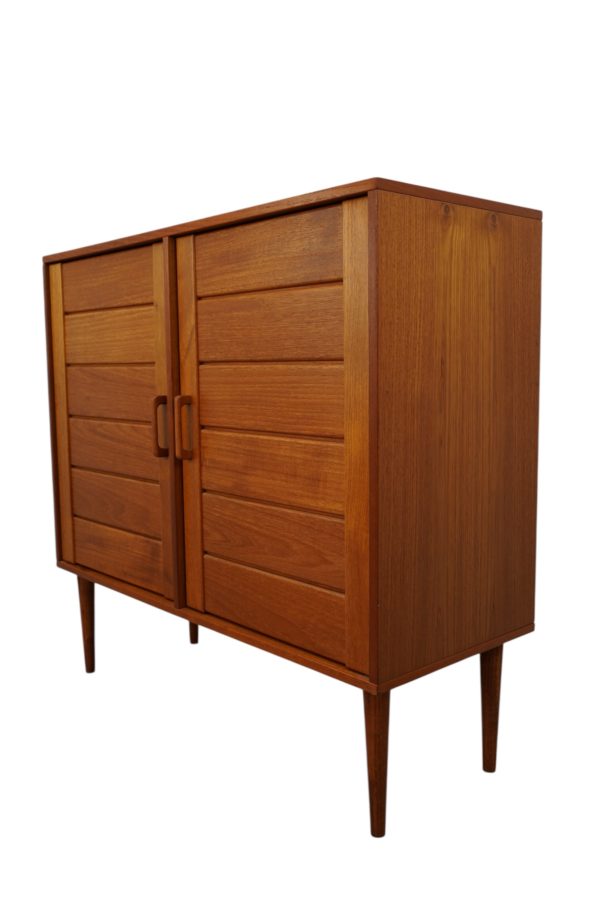 Cabinet scandinave en bois de teck, 1960's