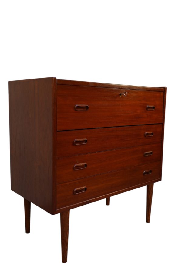 Coiffeuse scandinave en bois de teck