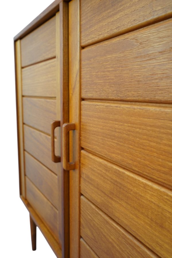 Cabinet scandinave en bois de teck, 1960's