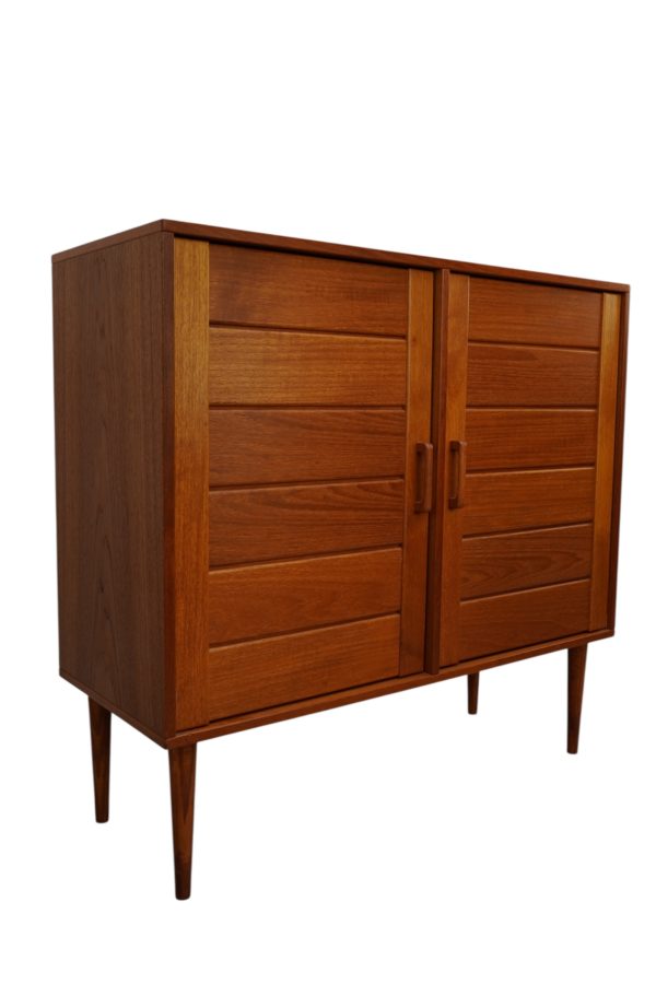 Cabinet scandinave en bois de teck, 1960's