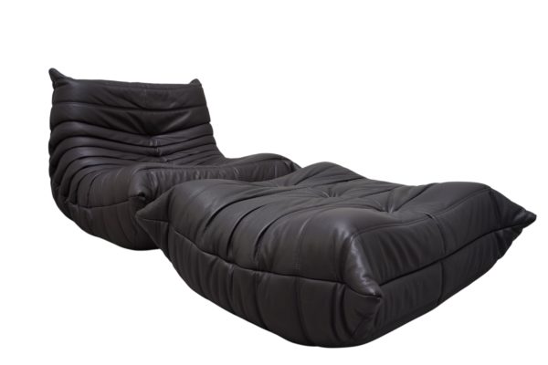 Chauffeuse et Pouf TOGO, Michel Ducaroy pour Ligne Roset – Image 4