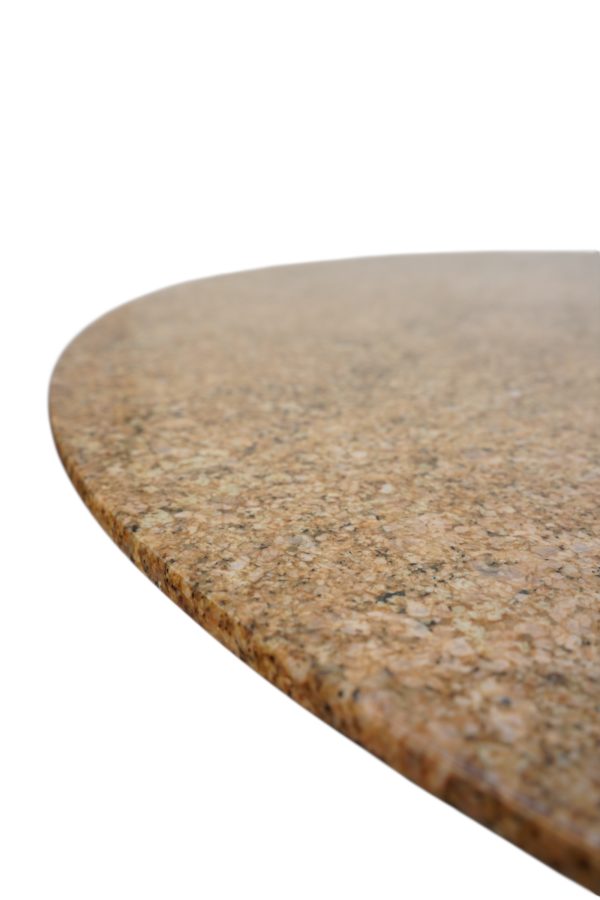 Table de salle à manger marbré, pied tulipe, 1970's – Image 5