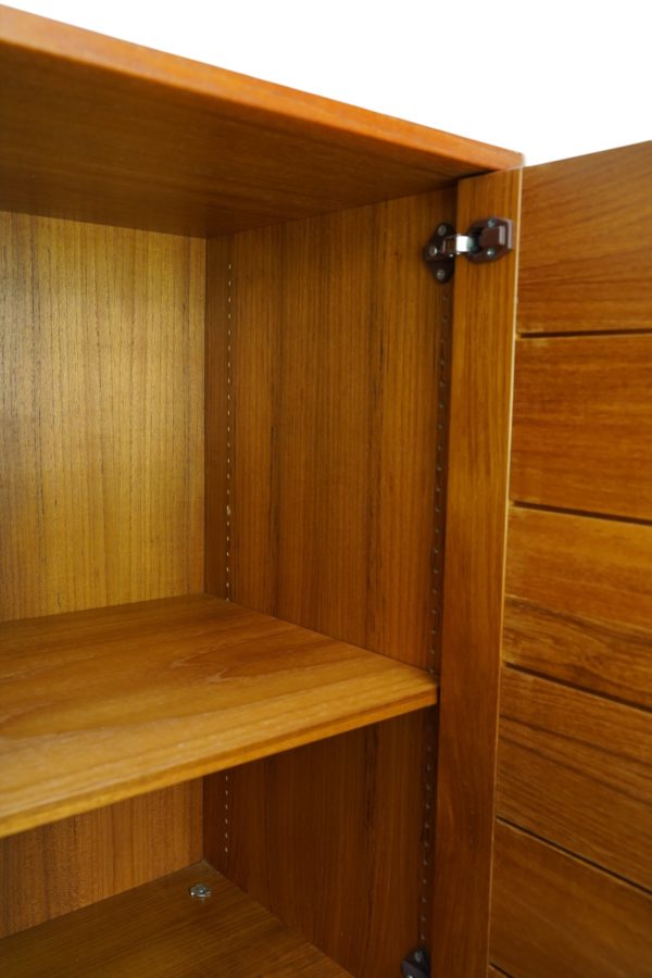 Cabinet scandinave en bois de teck, 1960's