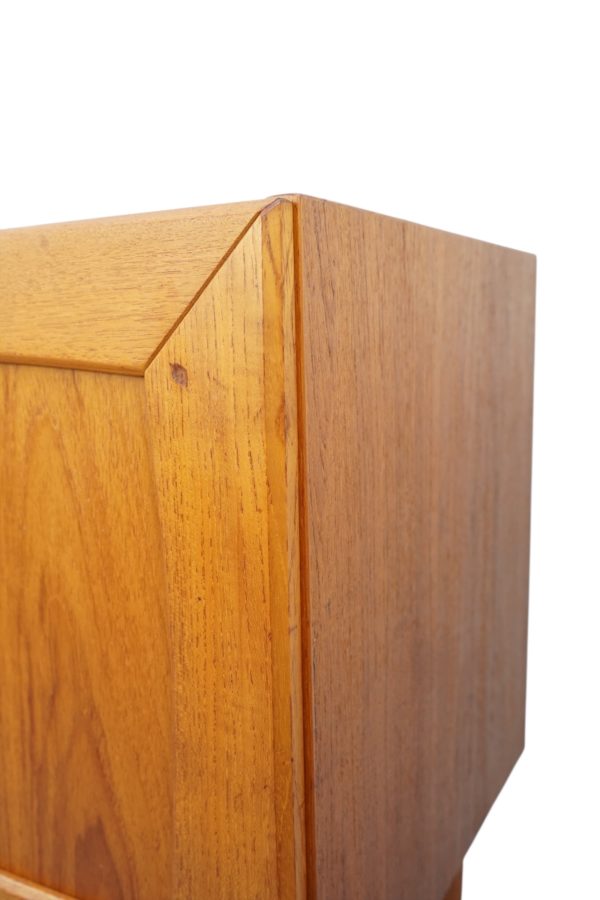 Cabinet scandinave en bois de teck, 1960's