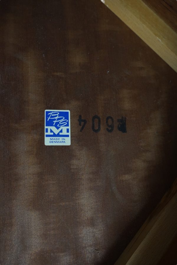 Table à manger ronde en tekc par Bernhard Pedersen and Son