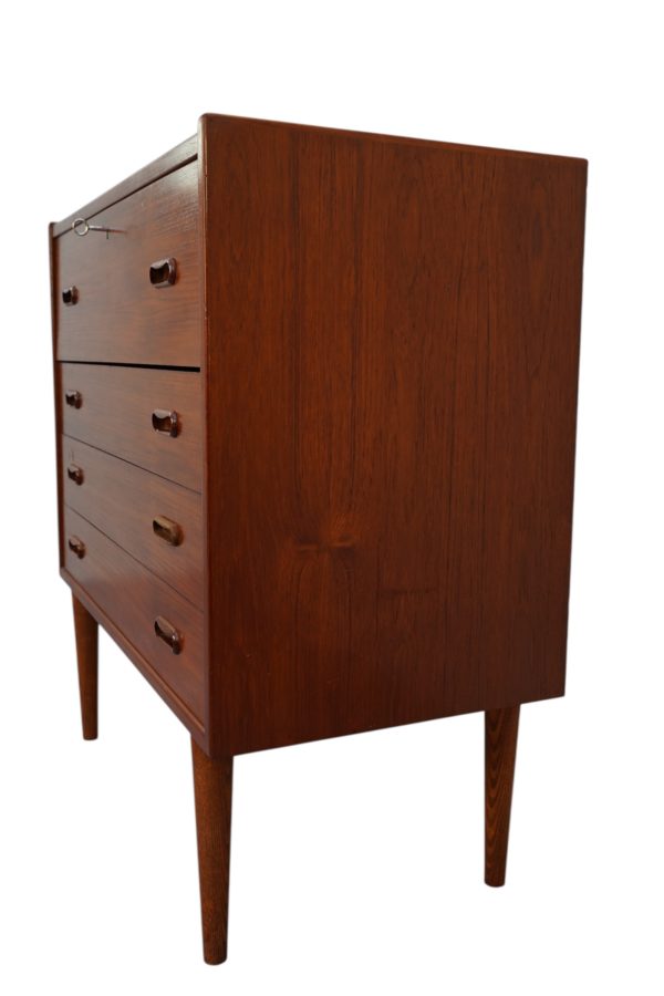 Coiffeuse scandinave en bois de teck