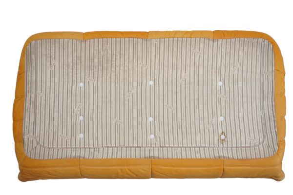 Ensemble de 5 pièces de canapés TOGO en cuir jaune, Ligne Roset – Image 13