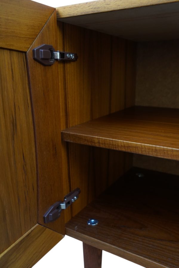 Cabinet scandinave en bois de teck, 1960's
