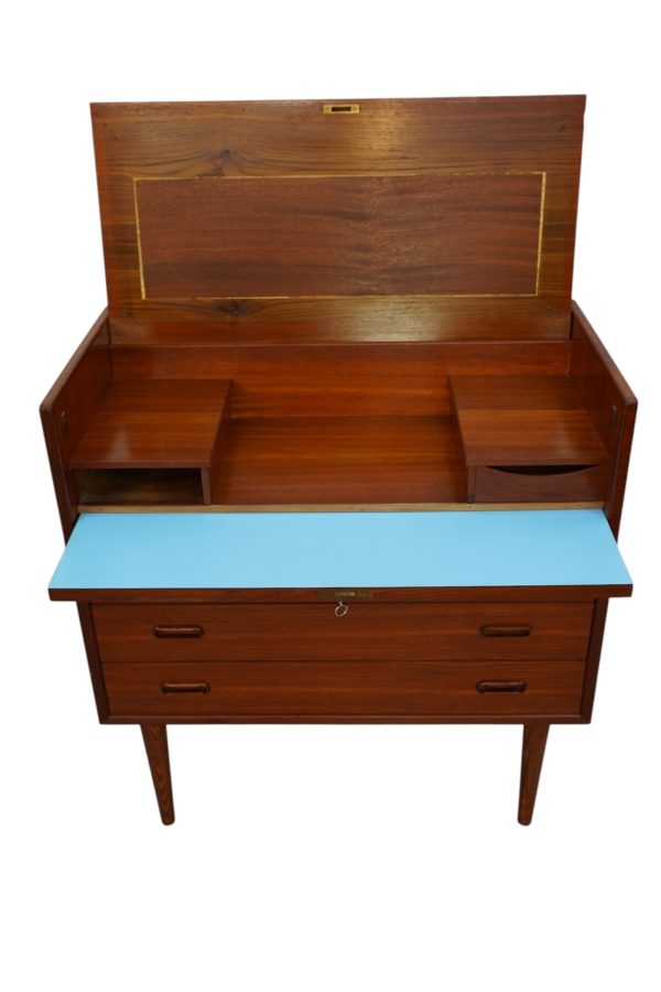 Coiffeuse scandinave en bois de teck