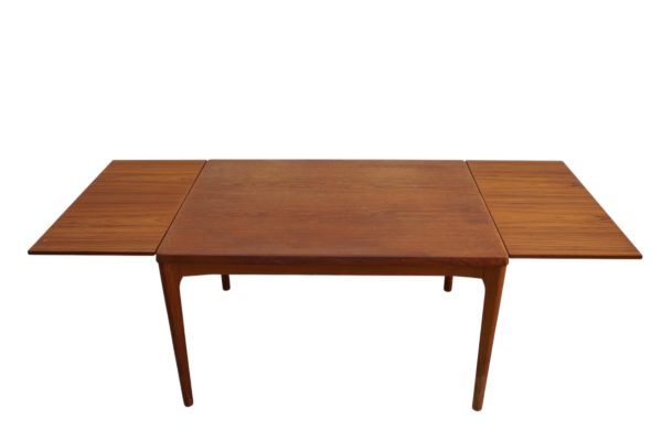 Table de salle à manger extensible par Henning Kjaernulf pour Vejle, Danemak 1960's