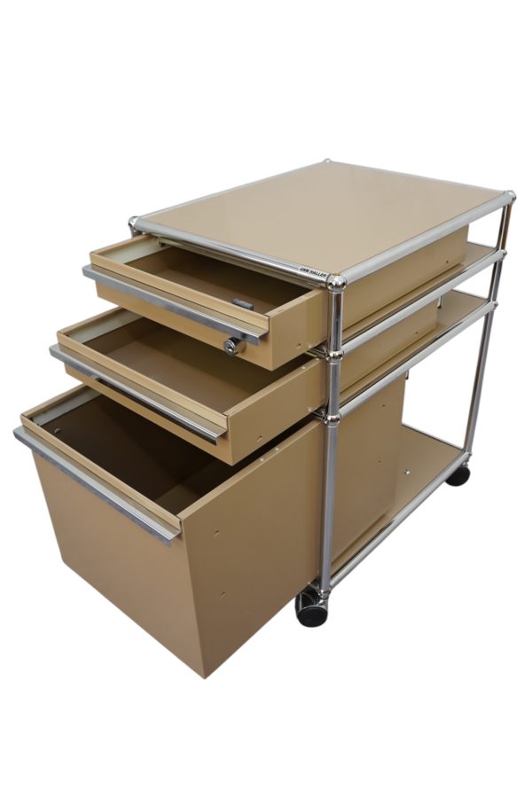 Corps de bureau d'appoint sur roulette USM