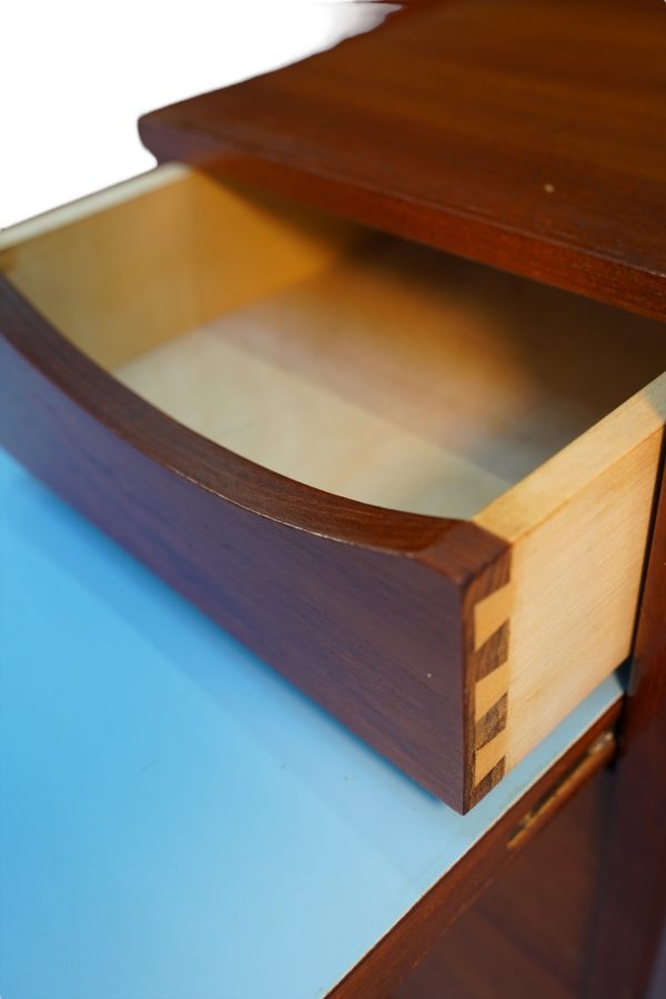 Coiffeuse scandinave en bois de teck