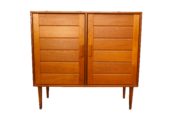Cabinet scandinave en bois de teck, 1960's