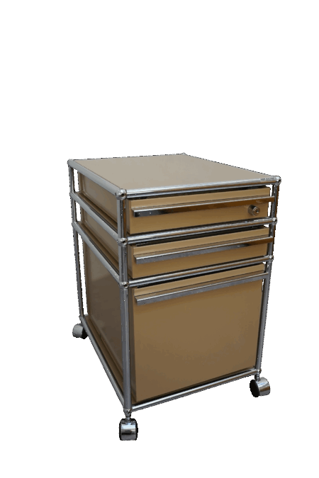 Corps de bureau d'appoint sur roulette USM