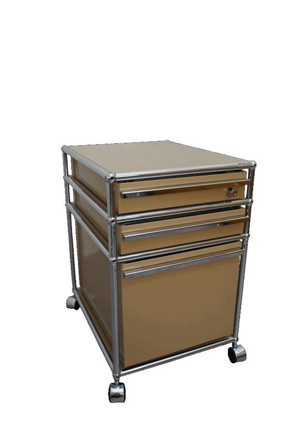 Corps de bureau d'appoint sur roulette USM